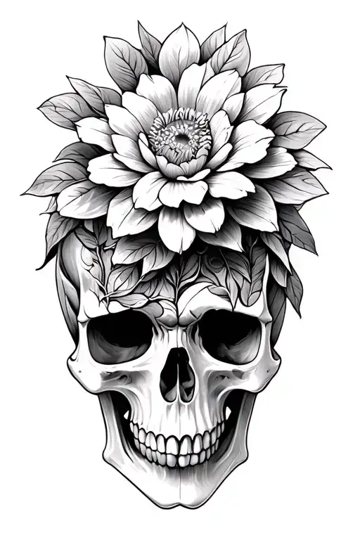 Heise Head Of Skull Flower Of Rododindron Louve