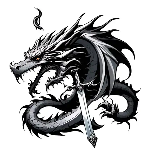 Dragon And Sword