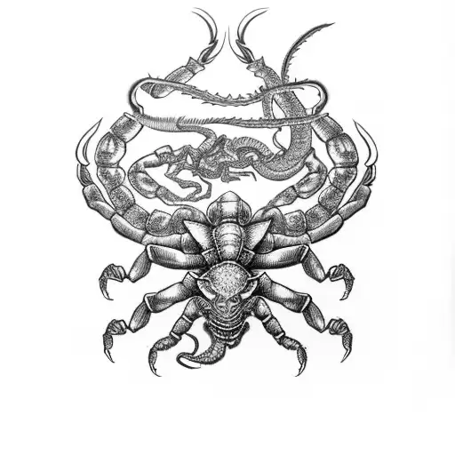 Scorpion With Dragon Evil