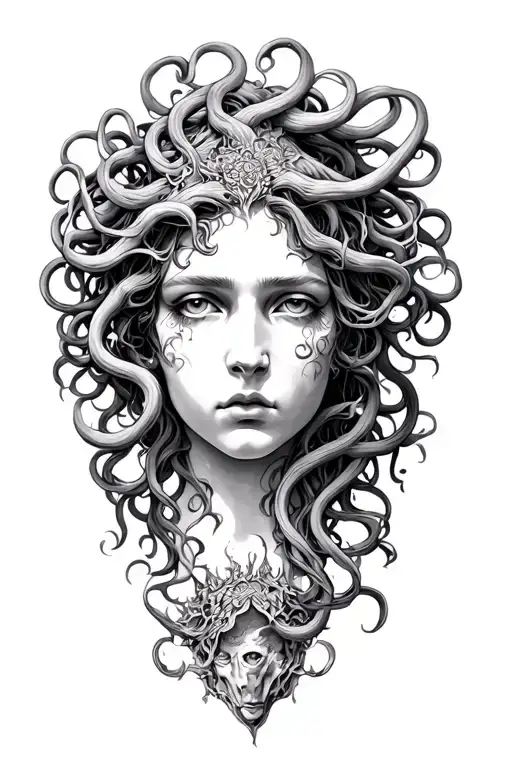 Medusa And Stone Face