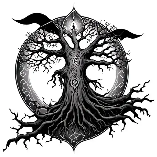 Witch And Tree Of Life