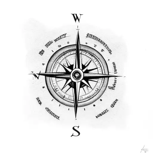 Street Whit Skulls And A Compass