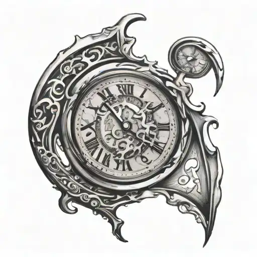 Warped Clock Melting