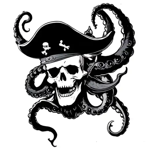 Pin-up Rhum Pirate Kraken Emerging