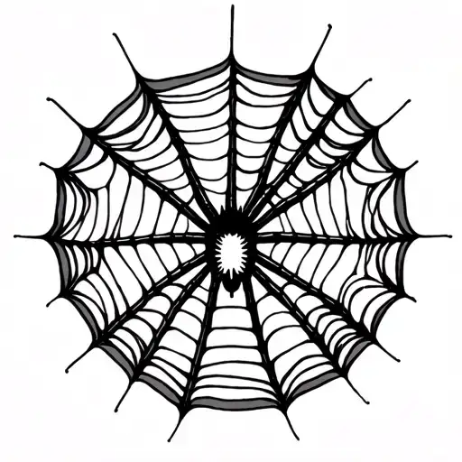 Spider Web Using Some Filler To Collage