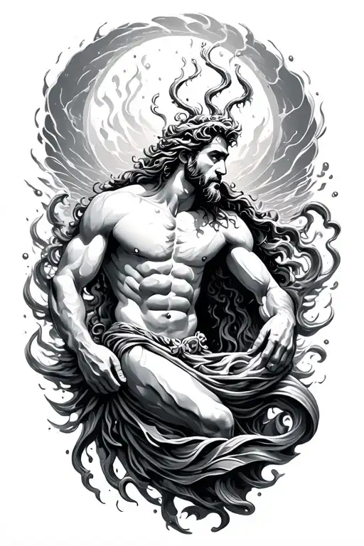 Poseidon Under Water