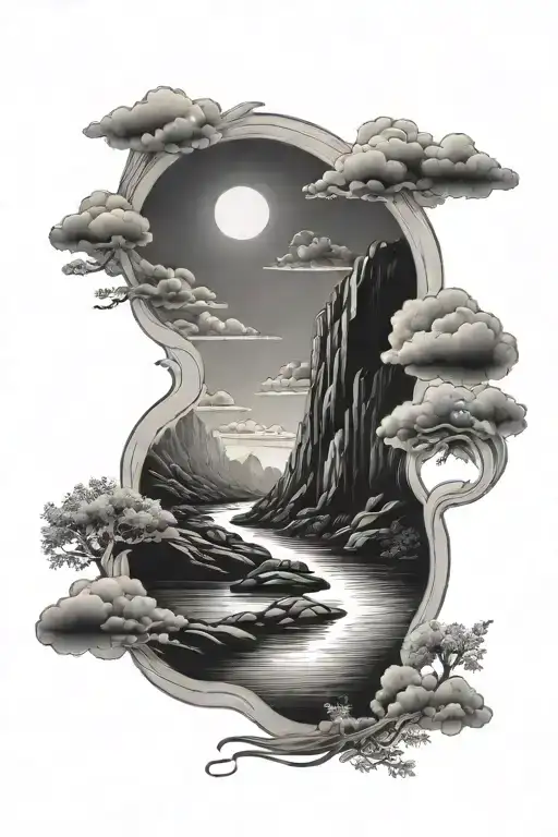 River Leading To Heaven