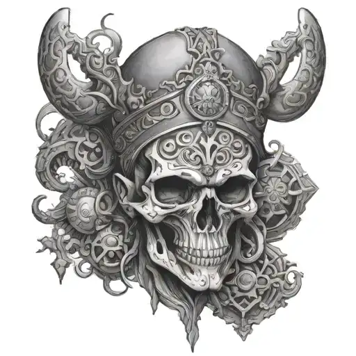 A Detailed Portrait Of Trazyn The Infinite Holding Ancient Artifacts