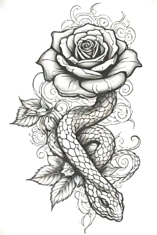 Snake Rose Magic