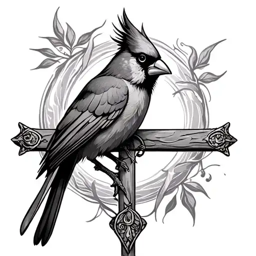 Cardinal And Cross