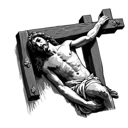 Jesus Dying On Cross