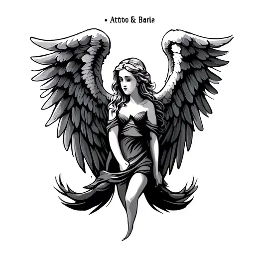 Angel Wings With Name