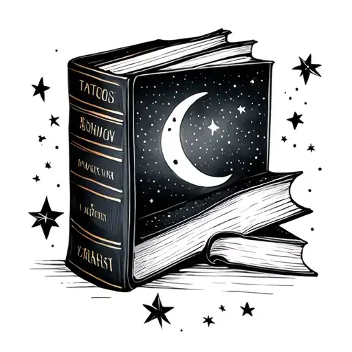 Books With Stars And Moon