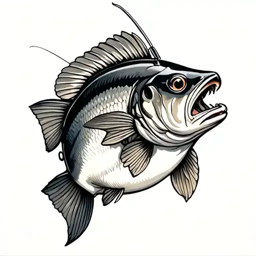 Bass Fish Fishing For Trout