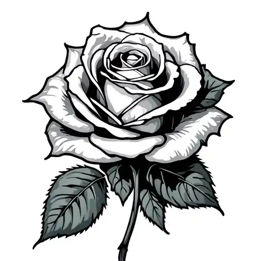 Rose With Letters