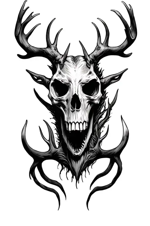 Wendigo Skull