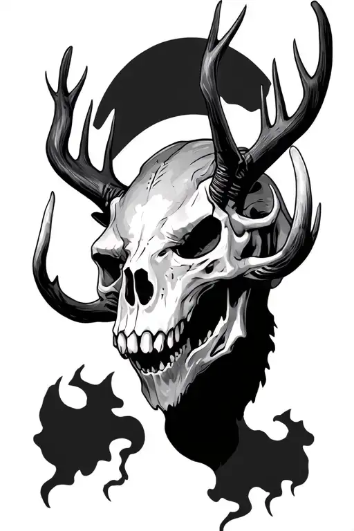 Wendigo Skull