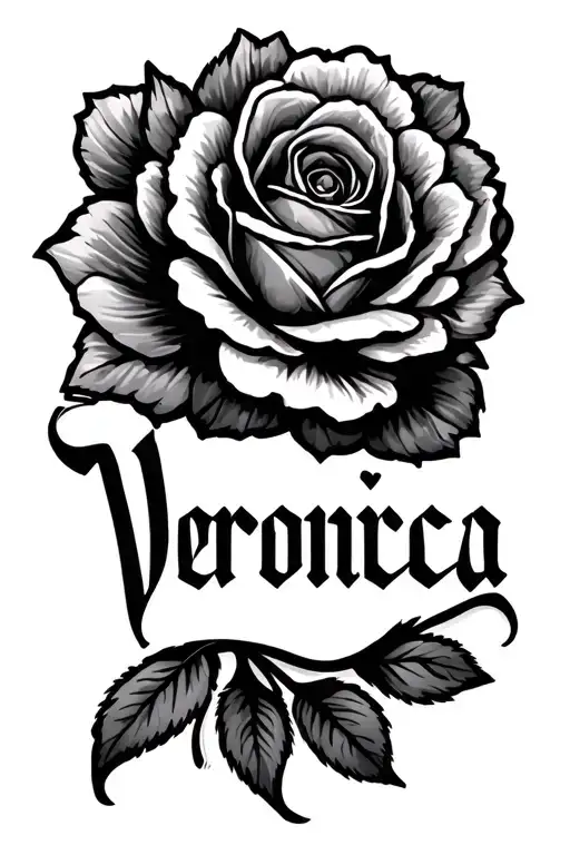 Veronica Name Written