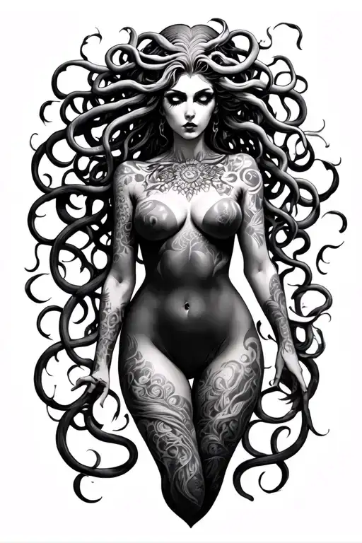 Medusa Full Body Woman
