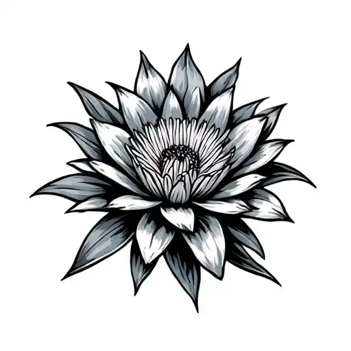 Cactus Flower Surrounded