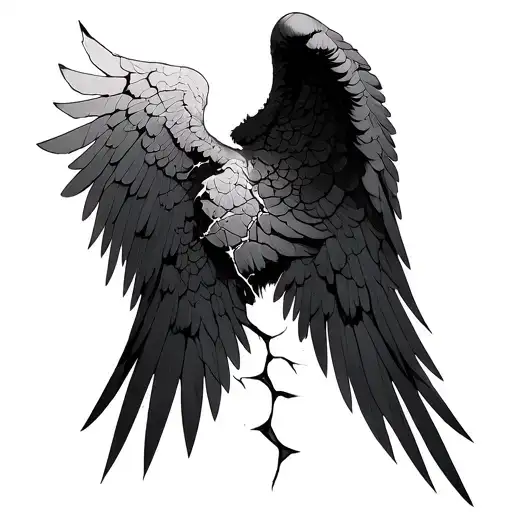 A Broken Wing With Cracks Grows Holy