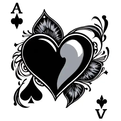Hearts Playing Card