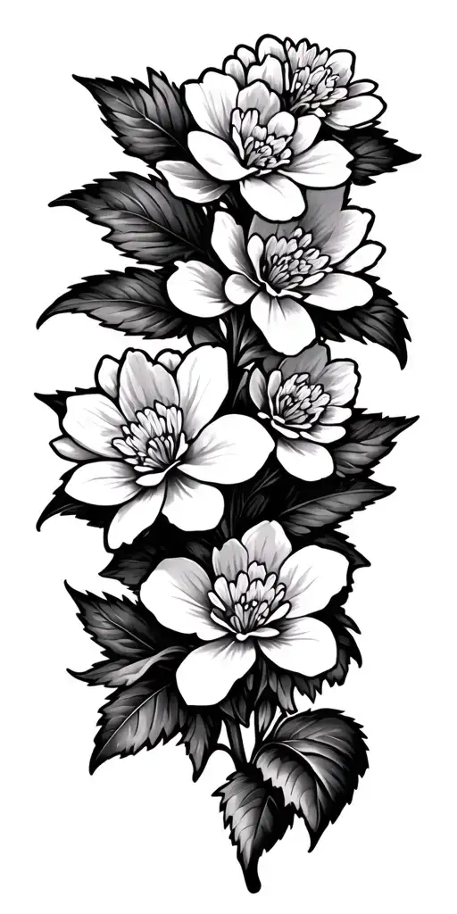 Idaho Syringa Flowers