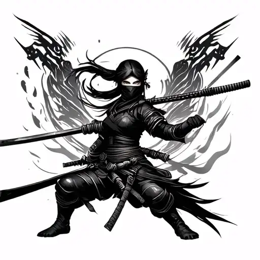 Ninja Women Samurai Warrior