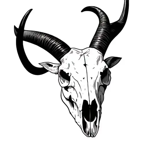 Sable Antelope Skull