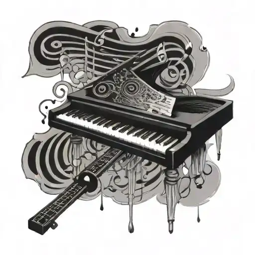 Keyboard & Music Notes