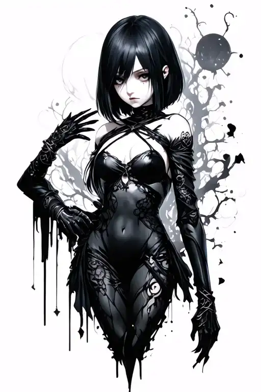 Nier Automata 2B Goth