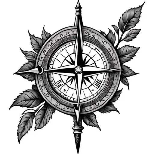 Briar Rose And Compass