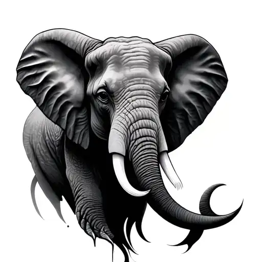 Elephant Head Emerging