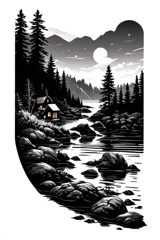 Idyllic Outdoor Landscape