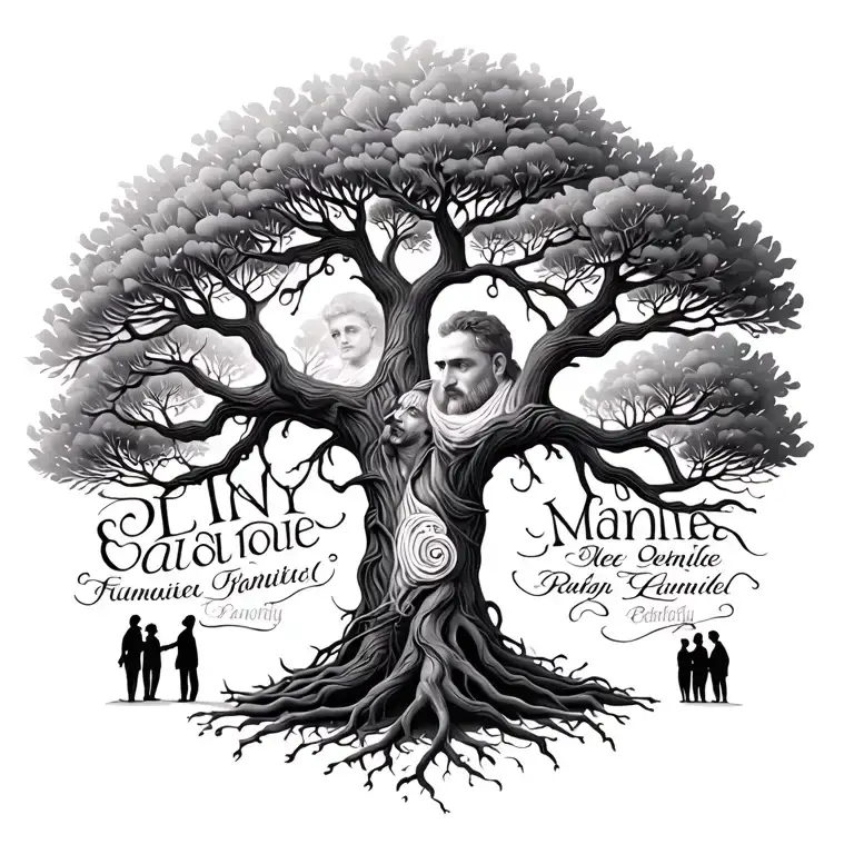 Family Tree For Man With Names