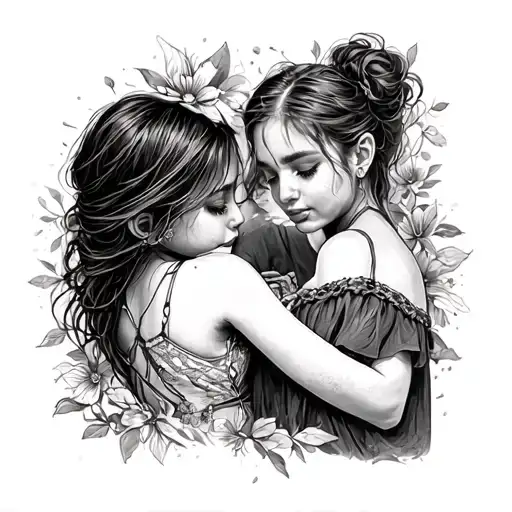 A Tattoo That Symbolises The Story Of A Girl Who Grew Up Too Fast And Doesn't Have A Father