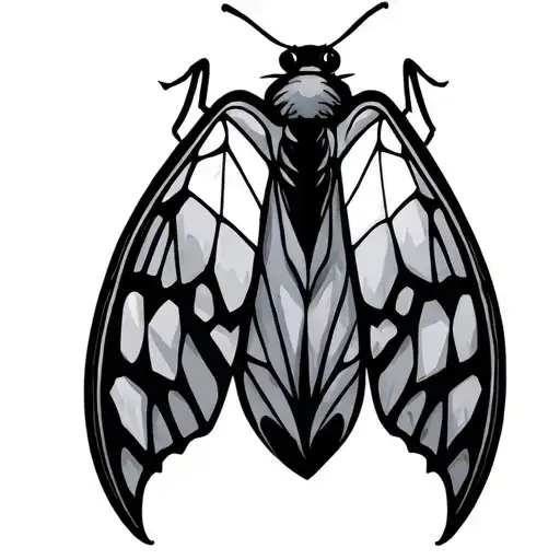 Geometric Lunar Moth