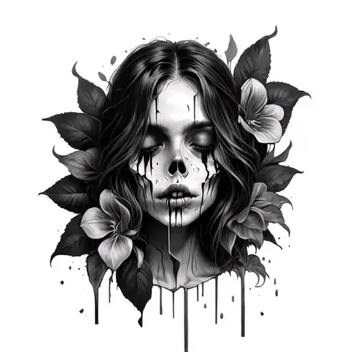 Broken Pieces Dead Lily's Sadness Misery Pain