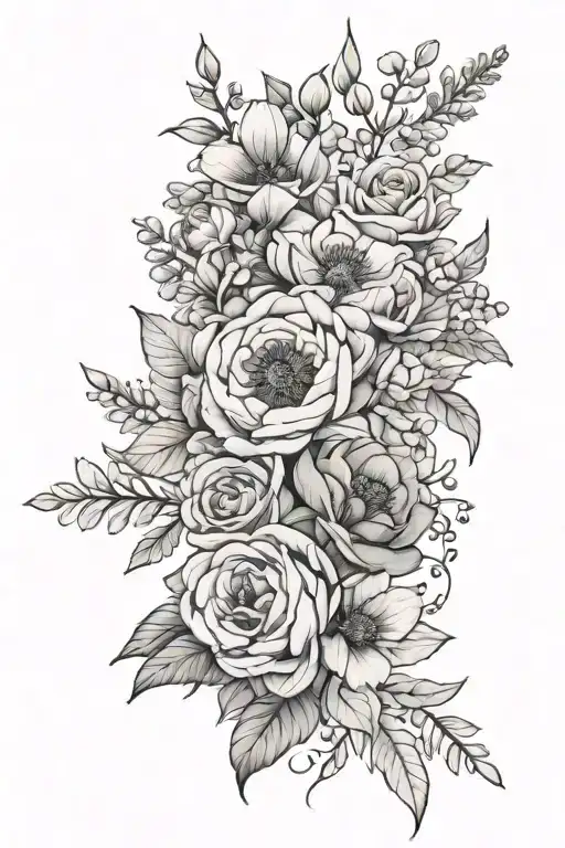 Birth Flower Bouquet