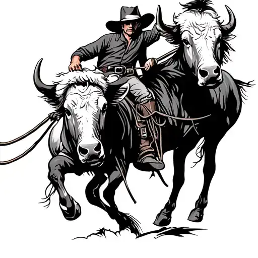 Cowboy Roping Buffalo Bills