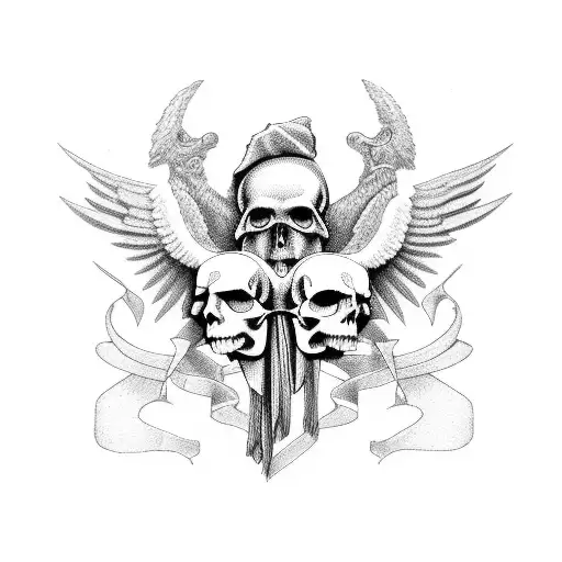 Eagl And Skull