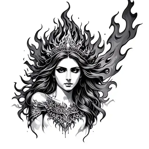 Goddess Of Fire Line