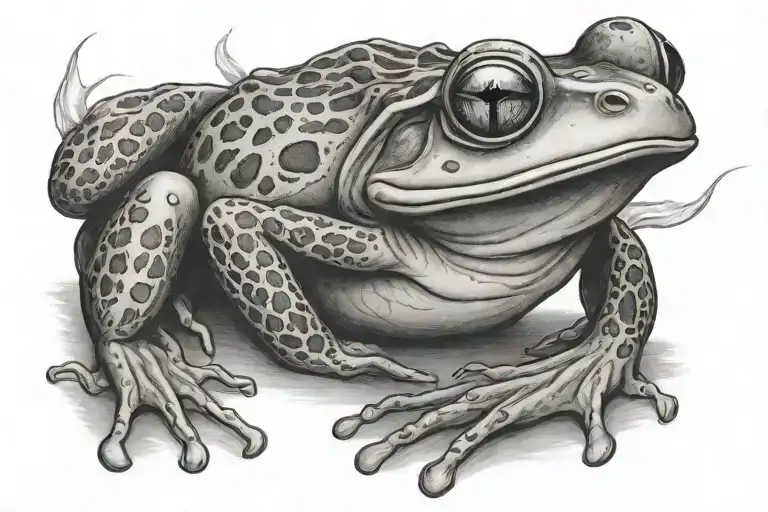 Frog Smoking
