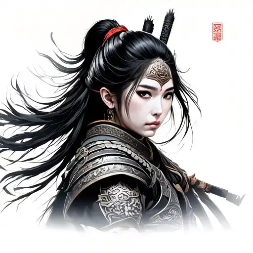Korean Warrior Woman