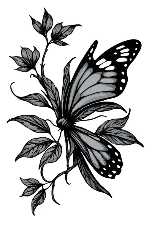 Plant Butter Fly Coming