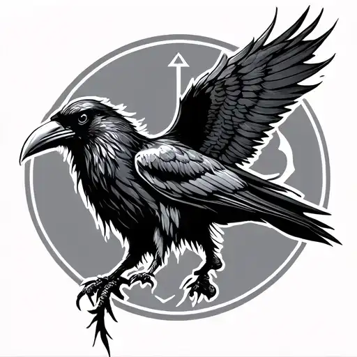 Viking Rune Raven