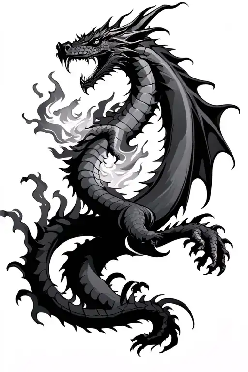 Dragon Breathing Fire