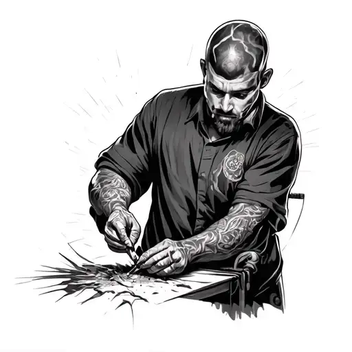 It Specialist Fixing A Broken