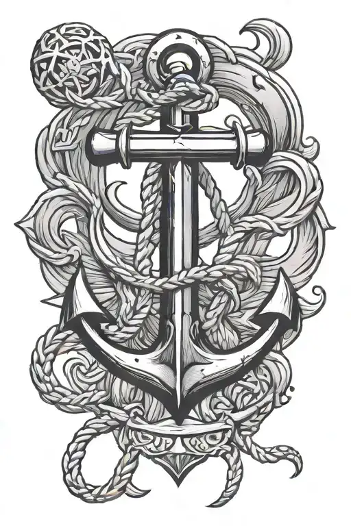 Navy Anchor