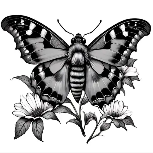 Moth Flower Honeycomb Moth